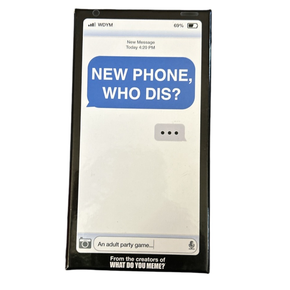 WHAT DO YOU MEME? New Phone Who Dis? - Party Card Game
